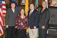 Dr. Yvette Roubideaux, Edna Paisano, Kirk Greenway, and Dr. Richard Chruch